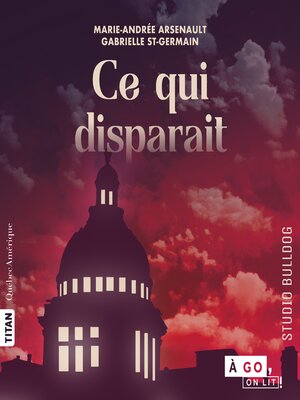 cover image of Ce qui disparaît